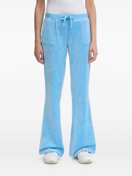  Juicy Couture Patch-pocket Velour Trousers - Blue 