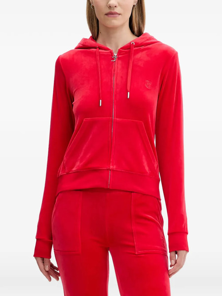  Juicy Couture Zip-fastening Front-pockets Hoodie - Red 