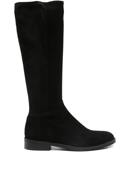  Julie Dee Calf-suede Knee-high Boots - Black 