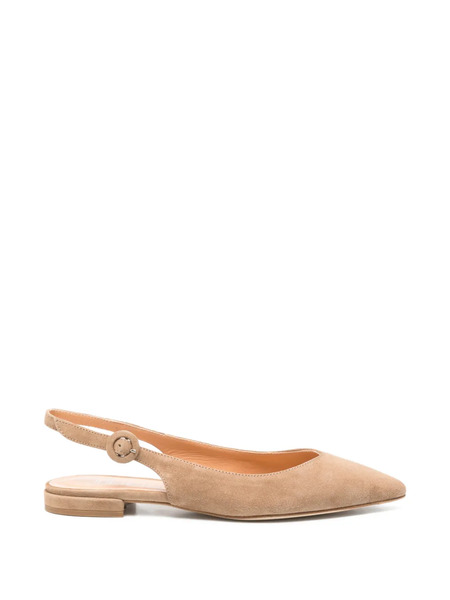 Julie Dee Slingback Flat Pumps - Neutrals 