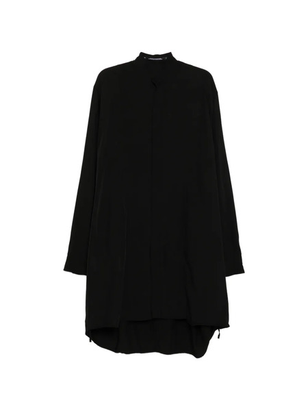  Julius Band Collar Shirt - Black 
