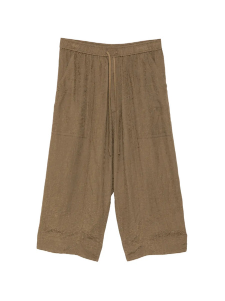  Julius Cropped Wide-leg Trousers - Brown 