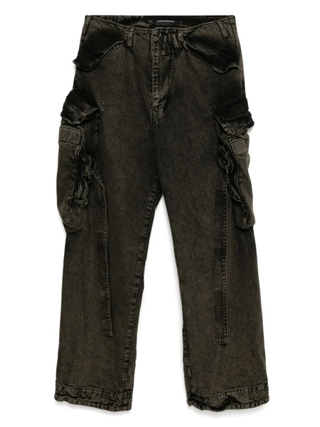  Julius Gasmask Cargo Trousers - Black 