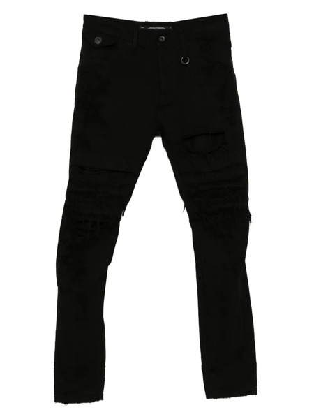  Julius Ribbed Taper Jeans - Black 