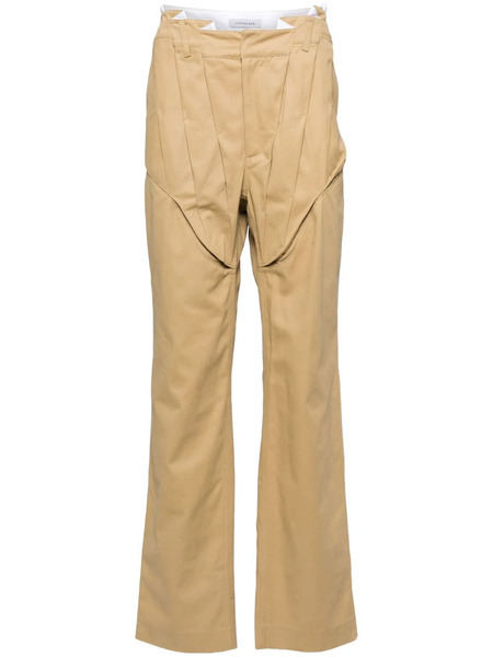 Juntae Kim Gathered Corset Slacks - Neutrals 