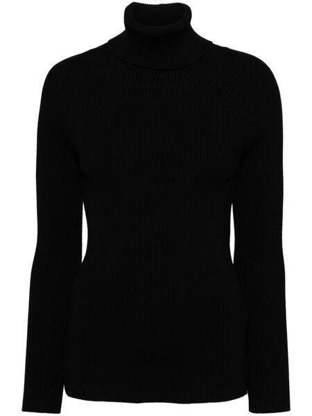  Junya Watanabe Fine Ribbed Jumper - Black 