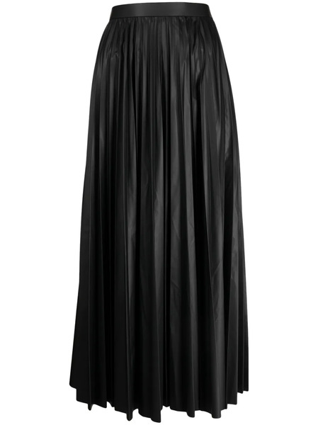  Junya Watanabe High-waist Pleated Skirt - Black 