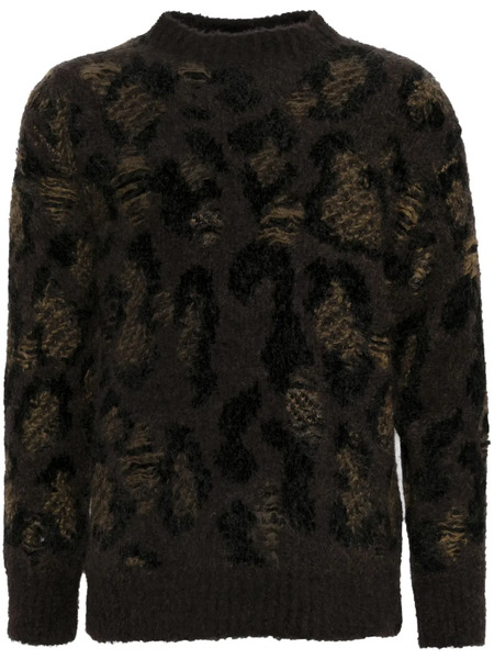  Junya Watanabe Man Brushed Jumper - Brown 
