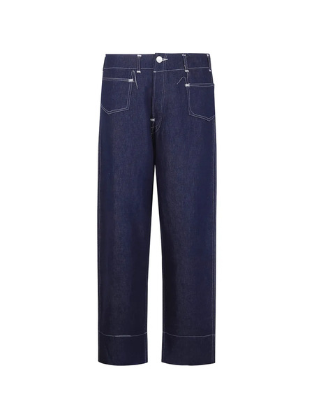  Junya Watanabe Man Contrast-stitch Jeans - Blue 