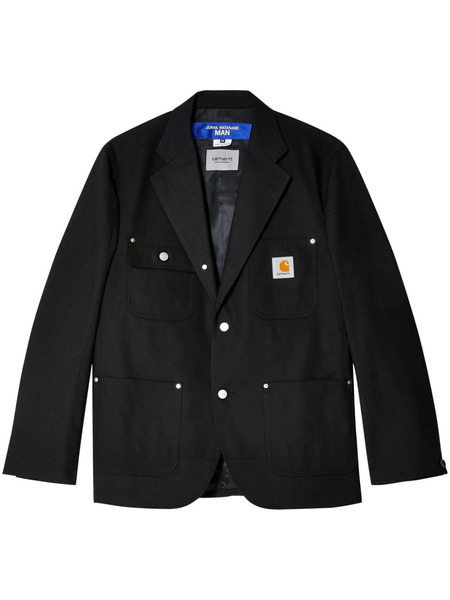  Junya Watanabe Man Single-breasted Wool Blazer - Black 