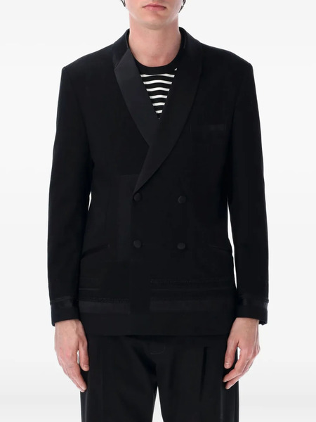  Junya Watanabe Man Smoking Jacket - Black 