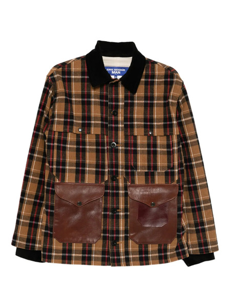  Junya Watanabe Man X Filson Checked Flannel Jacket - Neutrals 