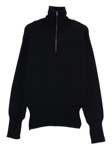  Junya Watanabe Man Zip-neck Sweater - Blue 