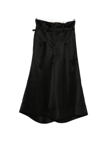  Junya Watanabe Pleated Belt Trousers - Black 