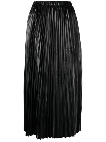  Junya Watanabe Pleated Layered Cropped Trousers - Black 