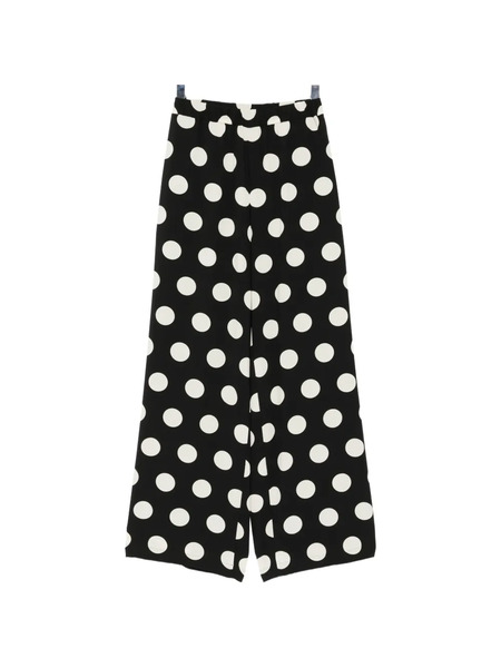  Junya Watanabe Polka-dot Wide-leg Trousers - Black 