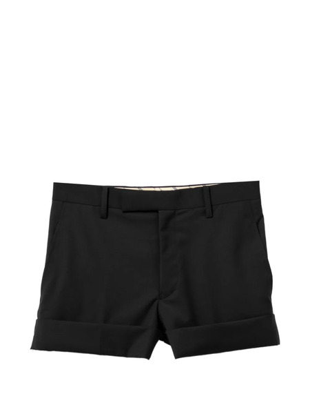  Junya Watanabe Rolled-cuff Shorts - Black 