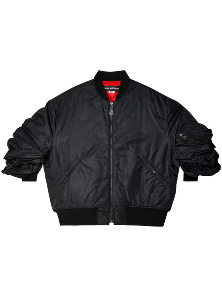  Junya Watanabe Rolled-sleeves Bomber Jacket - Black 