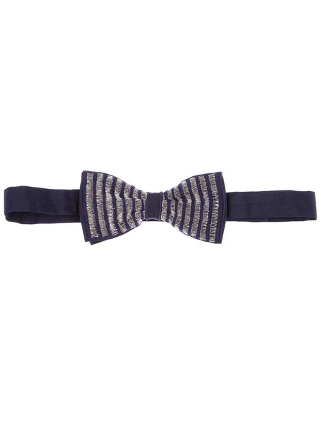  Jupe Silk Bow Tie - Blue 