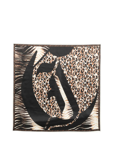  Just Cavalli Animal Print Scarf - Black 