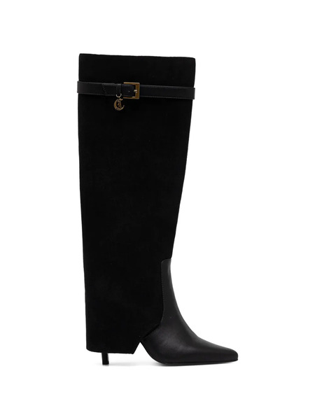  Just Cavalli Buckle-strap Boots - Black 