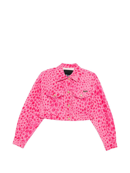  Just Cavalli Button Animal-print Jacket - Pink 