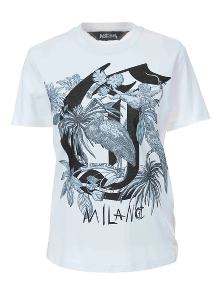  Just Cavalli Cotton T-shirt - White 