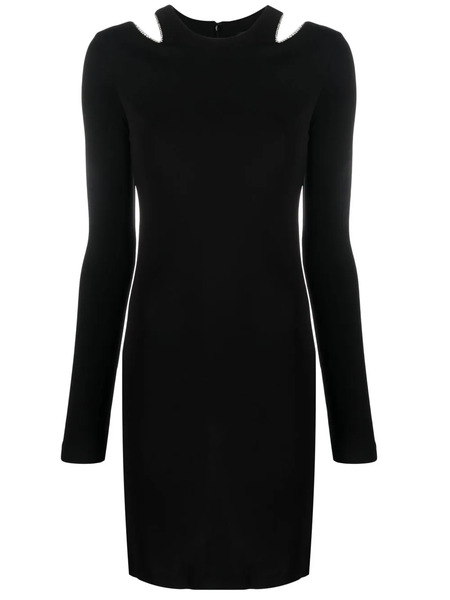  Just Cavalli Crystal-embellished Minidress - Black 