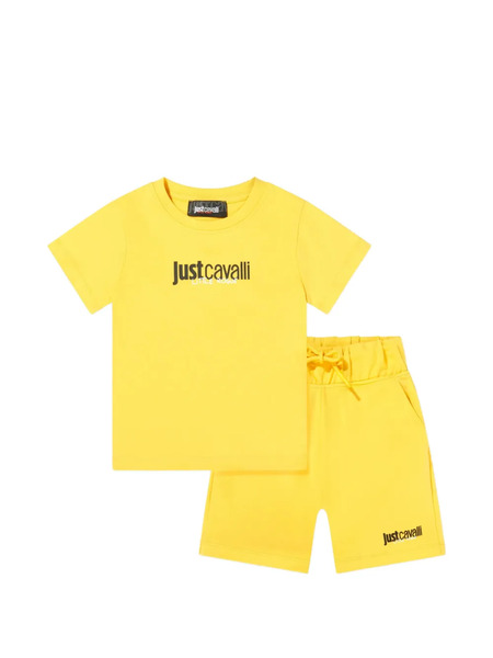  Just Cavalli Drawstring Shorts Set Of Two - Yellow 