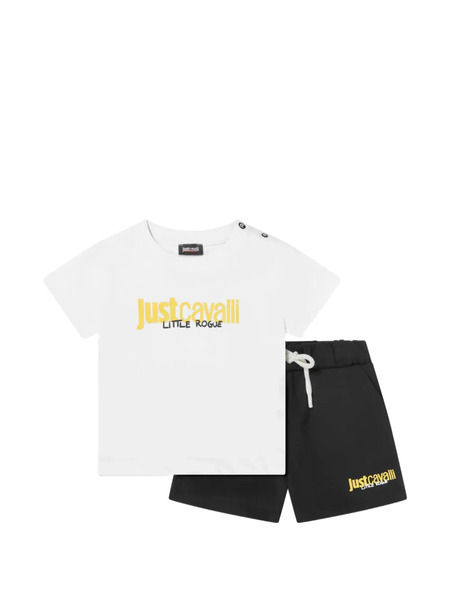  Just Cavalli Graphic-print Shorts Set - White 