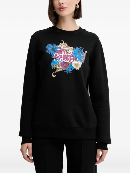  Just Cavalli Graphic-print Sweatshirt - Black 