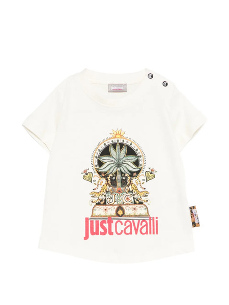 Just Cavalli Graphic-print T-shirt - Neutrals 
