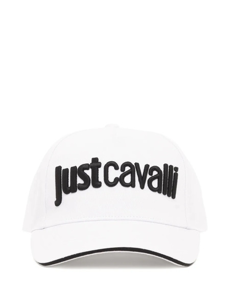  Just Cavalli Logo-detail Baseball Cap - White 