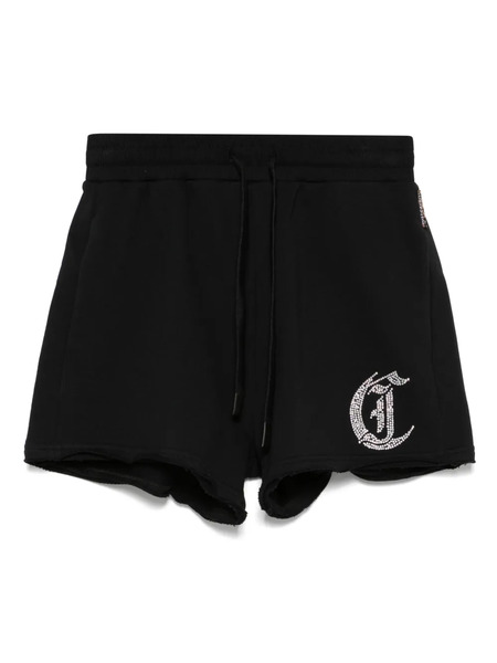  Just Cavalli Logo-embellished Shorts - Black 
