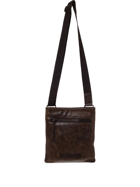  Just Cavalli Logo-embossed Messenger Bag - Brown 