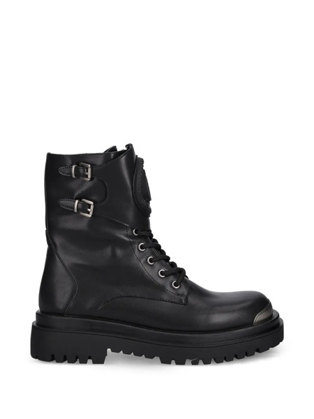  Just Cavalli Logo-plaque Boots - Black 