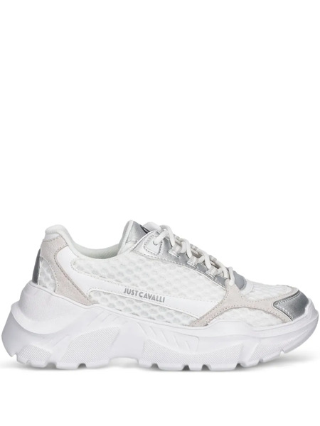  Just Cavalli Logo-print Sneakers - White 