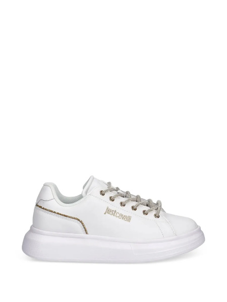  Just Cavalli Logo-print Sneakers - White 