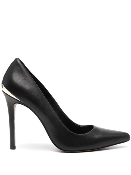  Just Cavalli 120mm Leather Pumps - Black 