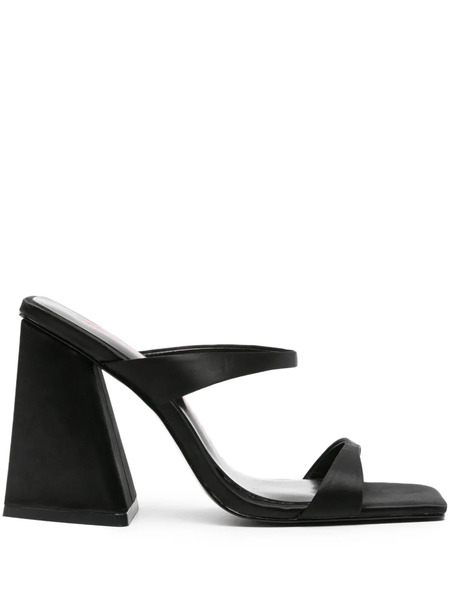  Just Cavalli 105mm Square-toe Sandals - Black 