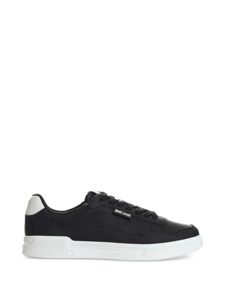 Just Cavalli Panelled Sneakers - Black 