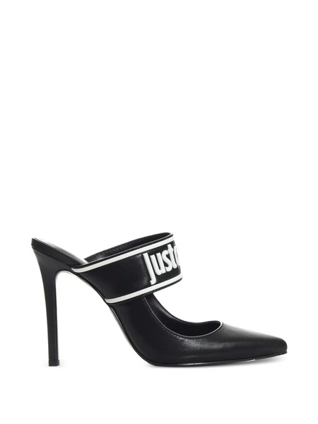  Just Cavalli Pointed-toe Heeled Mules - Black 