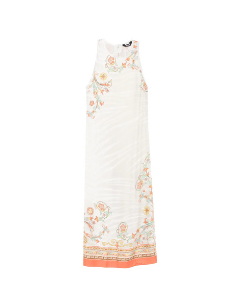  Just Cavalli Printed Midi Dress - Neutrals 