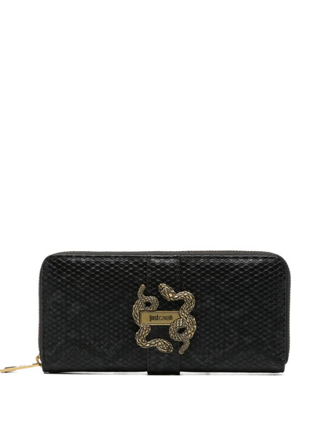  Just Cavalli Reptile-effect Wallet - Black 