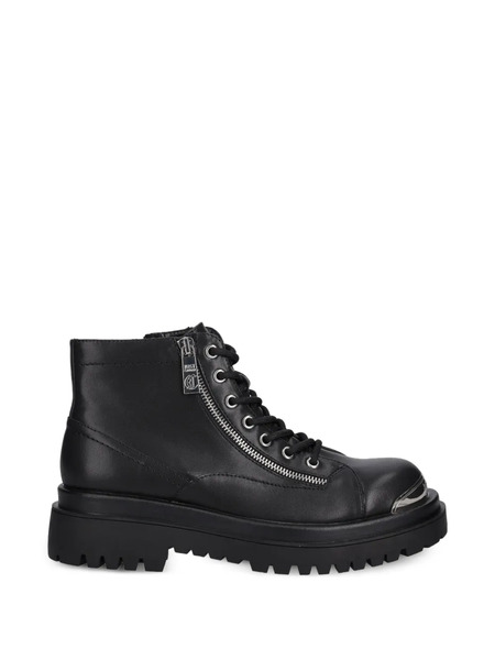  Just Cavalli Side-zip Lace-up Boots - Black 