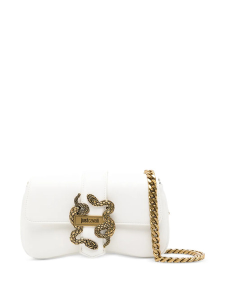  Just Cavalli Snake Chain Clutch Bag - White 