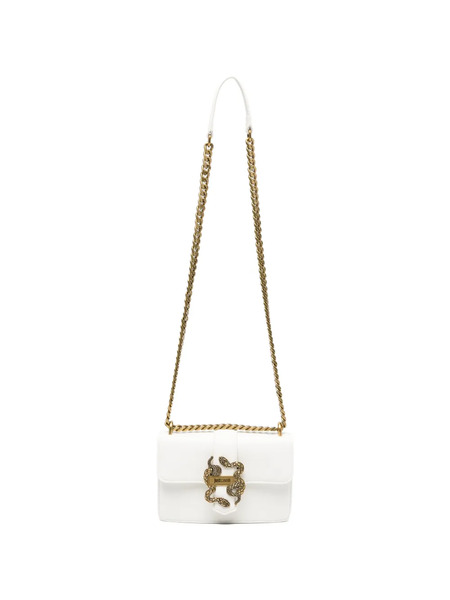  Just Cavalli Snake-detail Shoulder Bag - White 