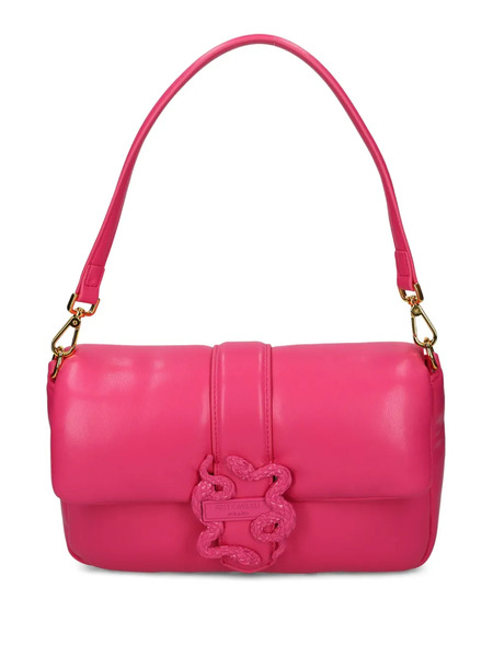  Just Cavalli Snake-plaque Crossbody Bag - Pink 