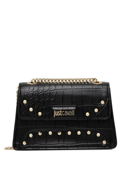  Just Cavalli Spike-studded Cross Body Bag - Black 