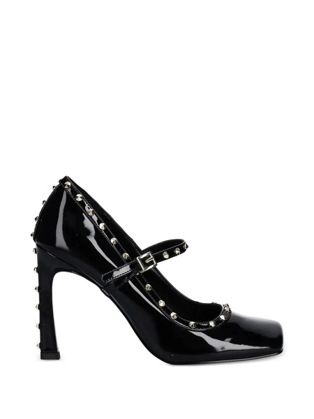  Just Cavalli Studded-embellishment Buckle-strap Pumps - Black 